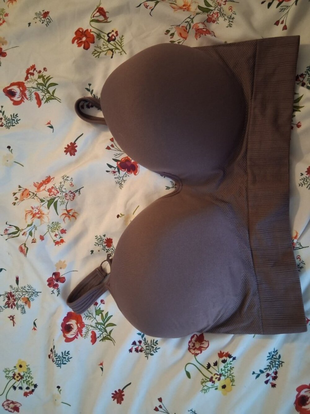 Aerie Brown Seamless Padded Bra XL No Boundaries Style Comfy Everyday